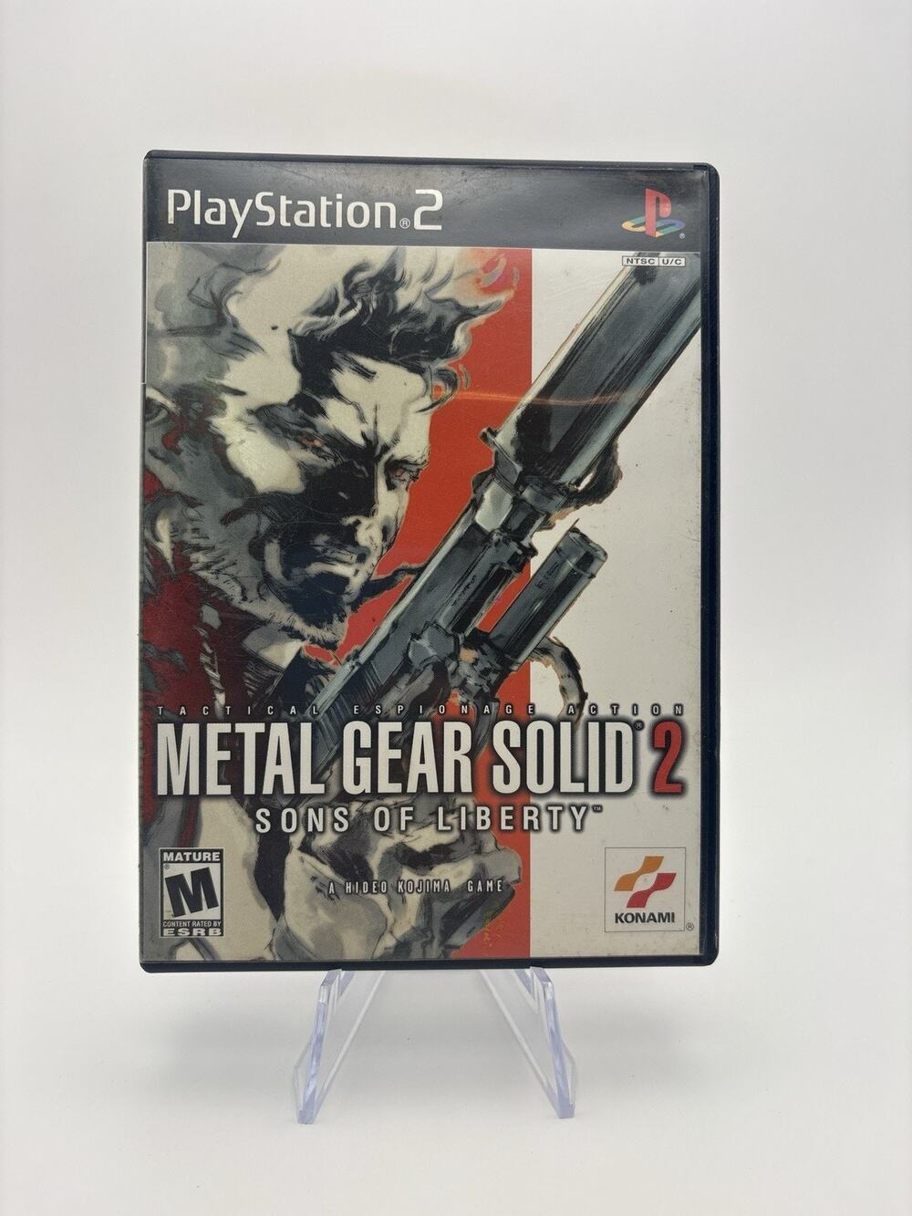 Metal Gear Solid 2 Sons of Liberty PS2 PlayStation 2 Complete CIB Black Label